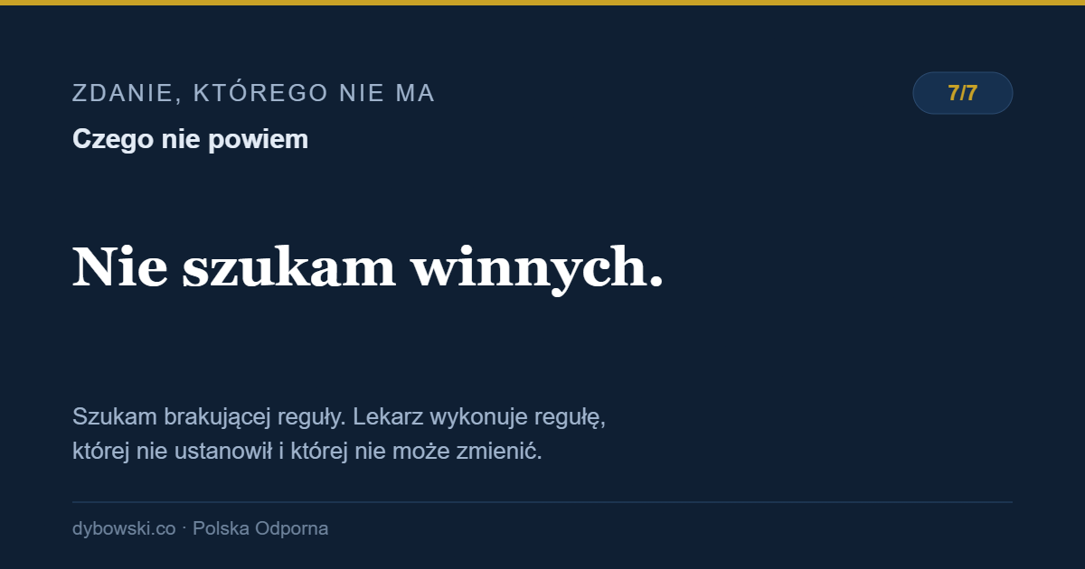 Kultura sprawiedliwego traktowania — różnica między błędem człowieka a wadą systemu aktualizacji wytycznych onkologicznych